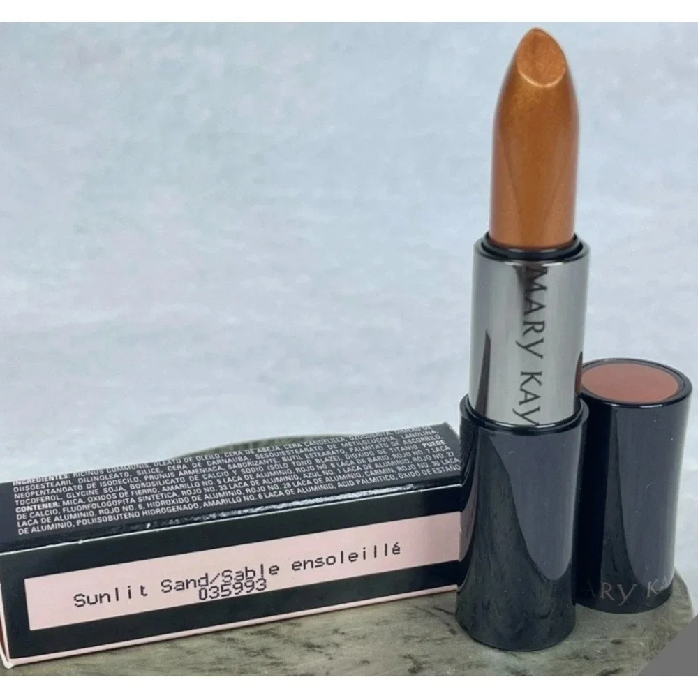 New Mary Kay Creme Lipstick - Sunlit Sand - Full Size, NIB
